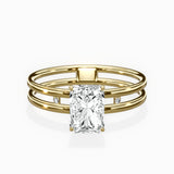 Parallel Bands Engagement Ring