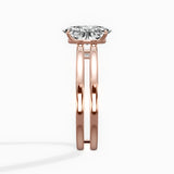 Parallel Bands Engagement Ring