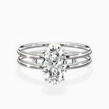 Parallel Bands Engagement Ring