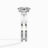 Parallel Bands Engagement Ring