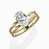 Parallel Bands Engagement Ring
