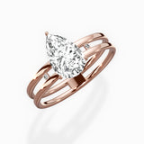 Parallel Bands Engagement Ring