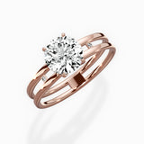 Parallel Bands Engagement Ring