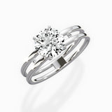 Parallel Bands Engagement Ring