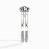 Parallel Bands Engagement Ring