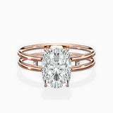 Parallel Bands Engagement Ring