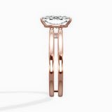 Parallel Bands Engagement Ring