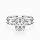 Parallel Bands Engagement Ring