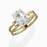 Parallel Bands Engagement Ring