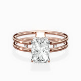 Parallel Bands Engagement Ring