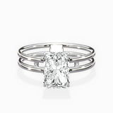 Parallel Bands Engagement Ring