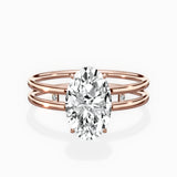 Parallel Bands Engagement Ring