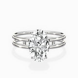 Parallel Bands Engagement Ring