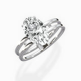 Parallel Bands Engagement Ring