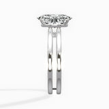 Parallel Bands Engagement Ring
