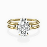 Parallel Bands Engagement Ring