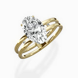 Parallel Bands Engagement Ring