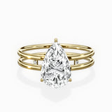 Parallel Bands Engagement Ring