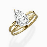 Parallel Bands Engagement Ring