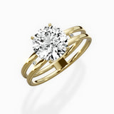 Parallel Bands Engagement Ring