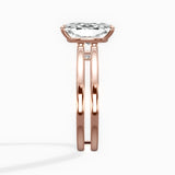 Parallel Bands Engagement Ring