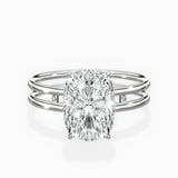 Parallel Bands Engagement Ring