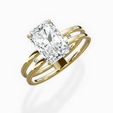 Parallel Bands Engagement Ring