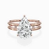Parallel Bands Engagement Ring