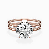 Parallel Bands Engagement Ring