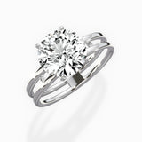 Parallel Bands Engagement Ring