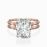 Parallel Bands Engagement Ring
