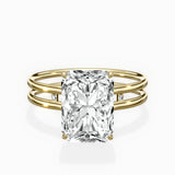 Parallel Bands Engagement Ring