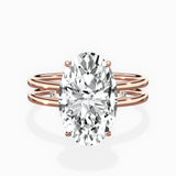 Parallel Bands Engagement Ring