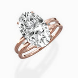 Parallel Bands Engagement Ring