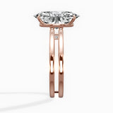 Parallel Bands Engagement Ring