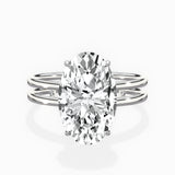 Parallel Bands Engagement Ring