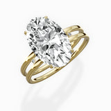 Parallel Bands Engagement Ring