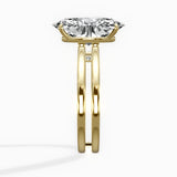 Parallel Bands Engagement Ring