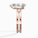 Parallel Bands Engagement Ring