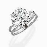 Parallel Bands Engagement Ring