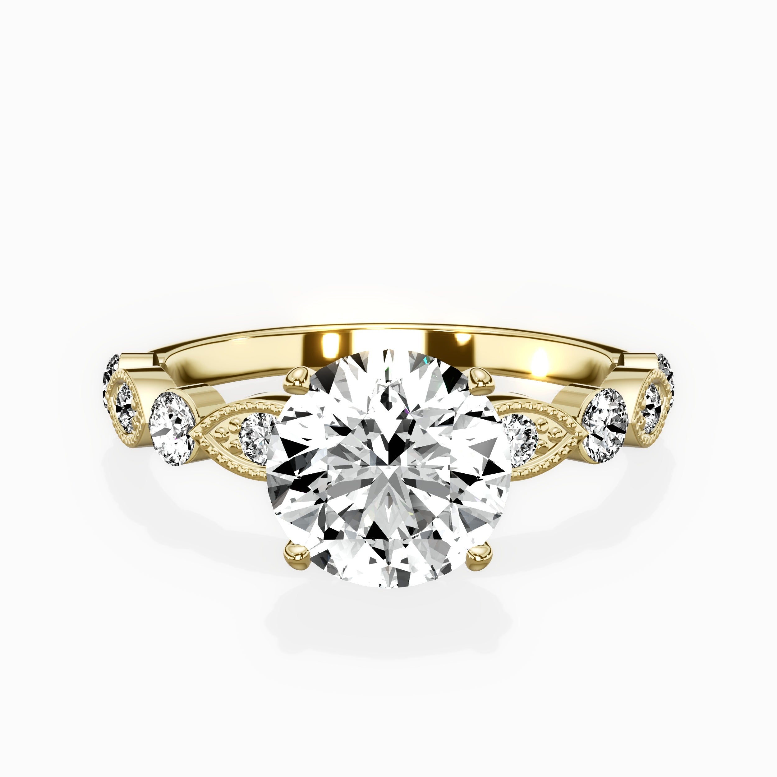 Vintage Solitaire Engagement Ring