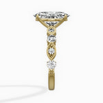 Vintage Solitaire Oval Engagement Ring in Yellow Gold