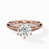 Classic Four Prong Solitaire Ring Engagement Ring