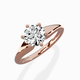 Classic Four Prong Solitaire Ring Engagement Ring
