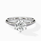 Classic Four Prong Solitaire Ring Engagement Ring
