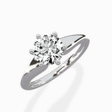 Classic Four Prong Solitaire Ring Engagement Ring