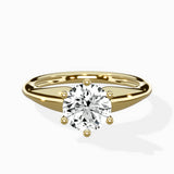 Classic Four Prong Solitaire Ring Engagement Ring