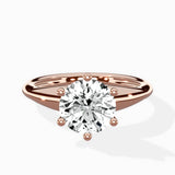 Classic Four Prong Solitaire Ring Engagement Ring