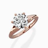 Classic Four Prong Solitaire Ring Engagement Ring