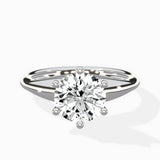 Classic Four Prong Solitaire Ring Engagement Ring